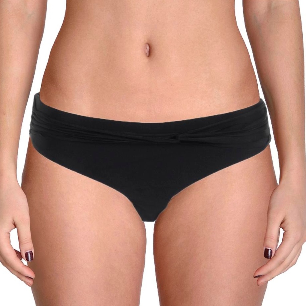 Raisins Black Hipster Swim Bikini Bottoms, XL NWT